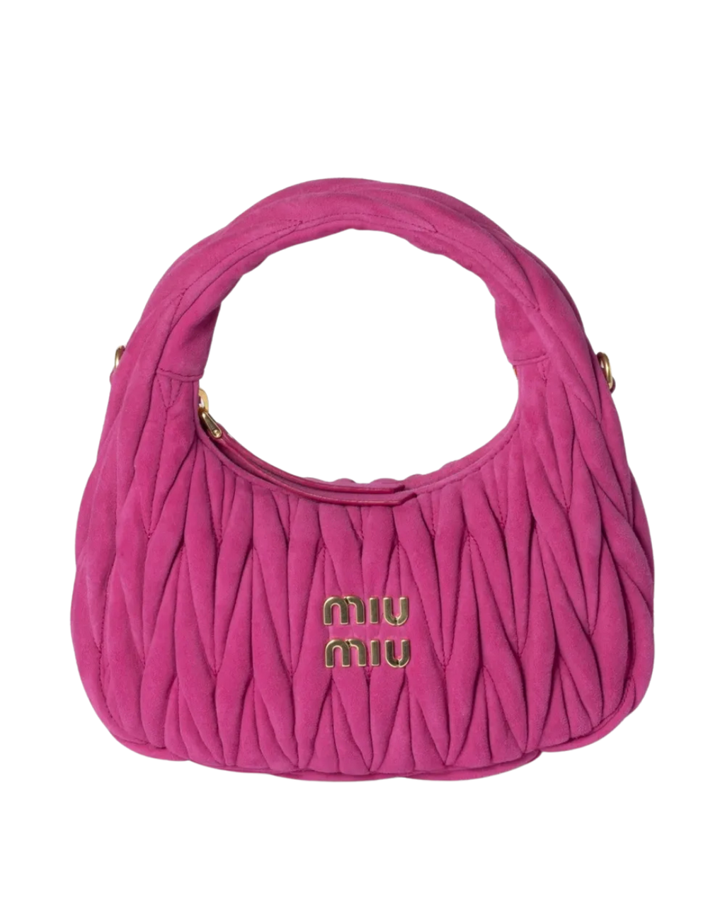 Wander Quilted Leather Tote Bag Neon Pink