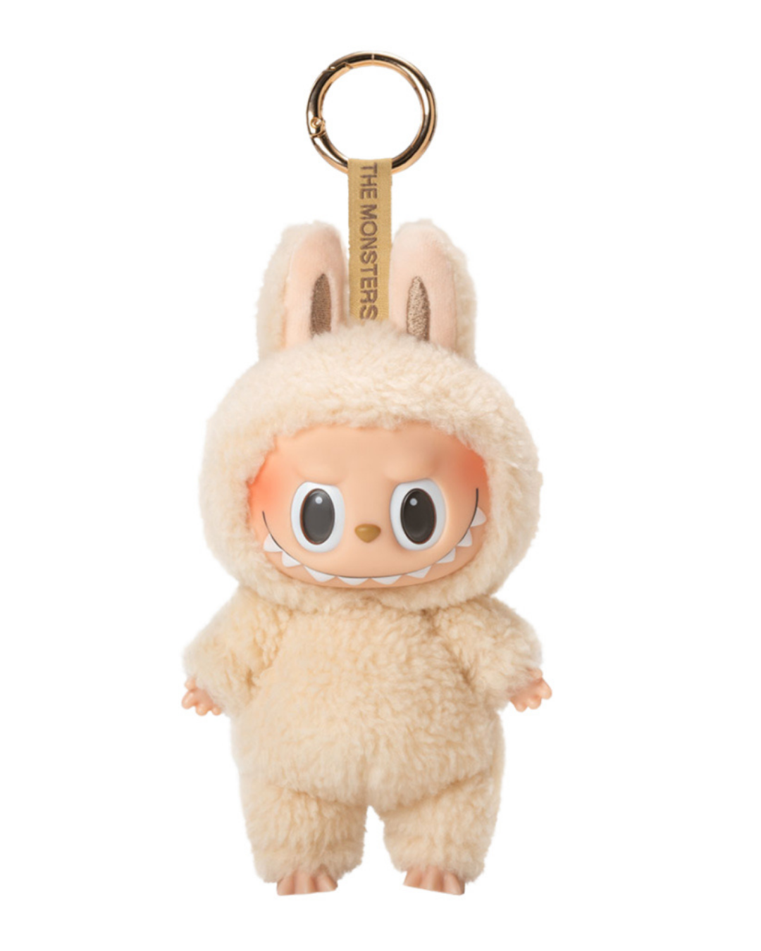 Tasty Macarons Series Soy Milk Color Vinyl Plush Keychain
