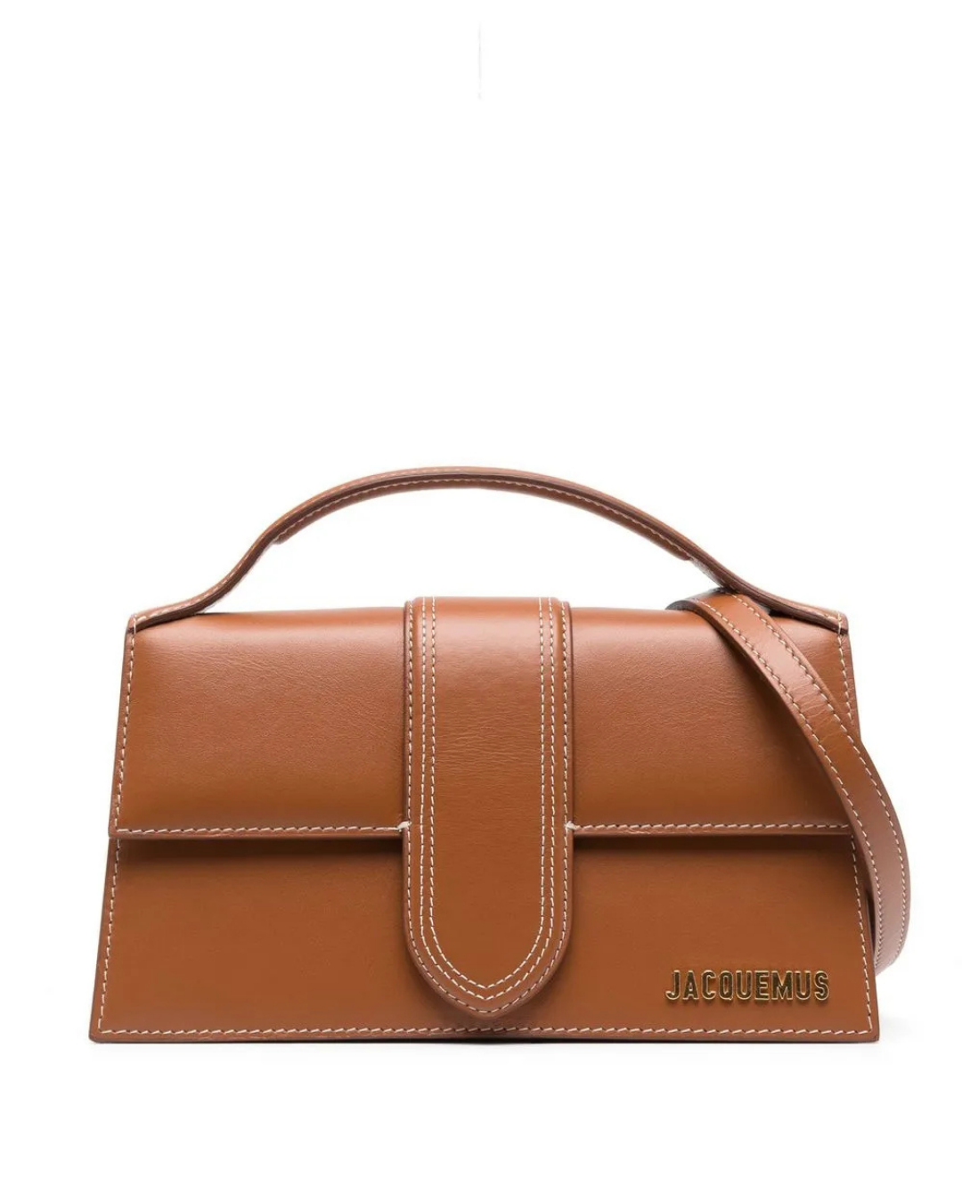 Le Grand Bambino Leather Tote Bag Brown