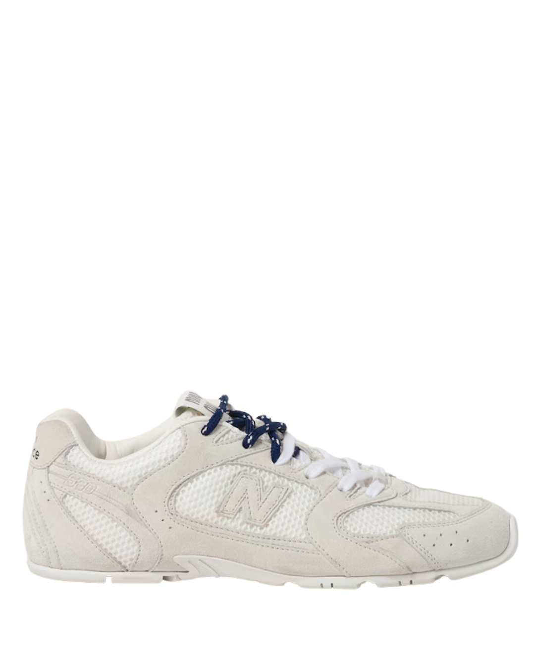 Suede and Mesh Sneakers