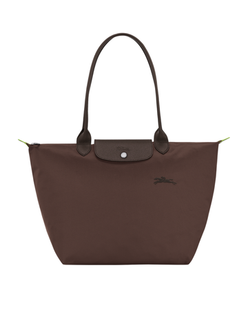 Le Pliage Green Large Tote Bag Moka