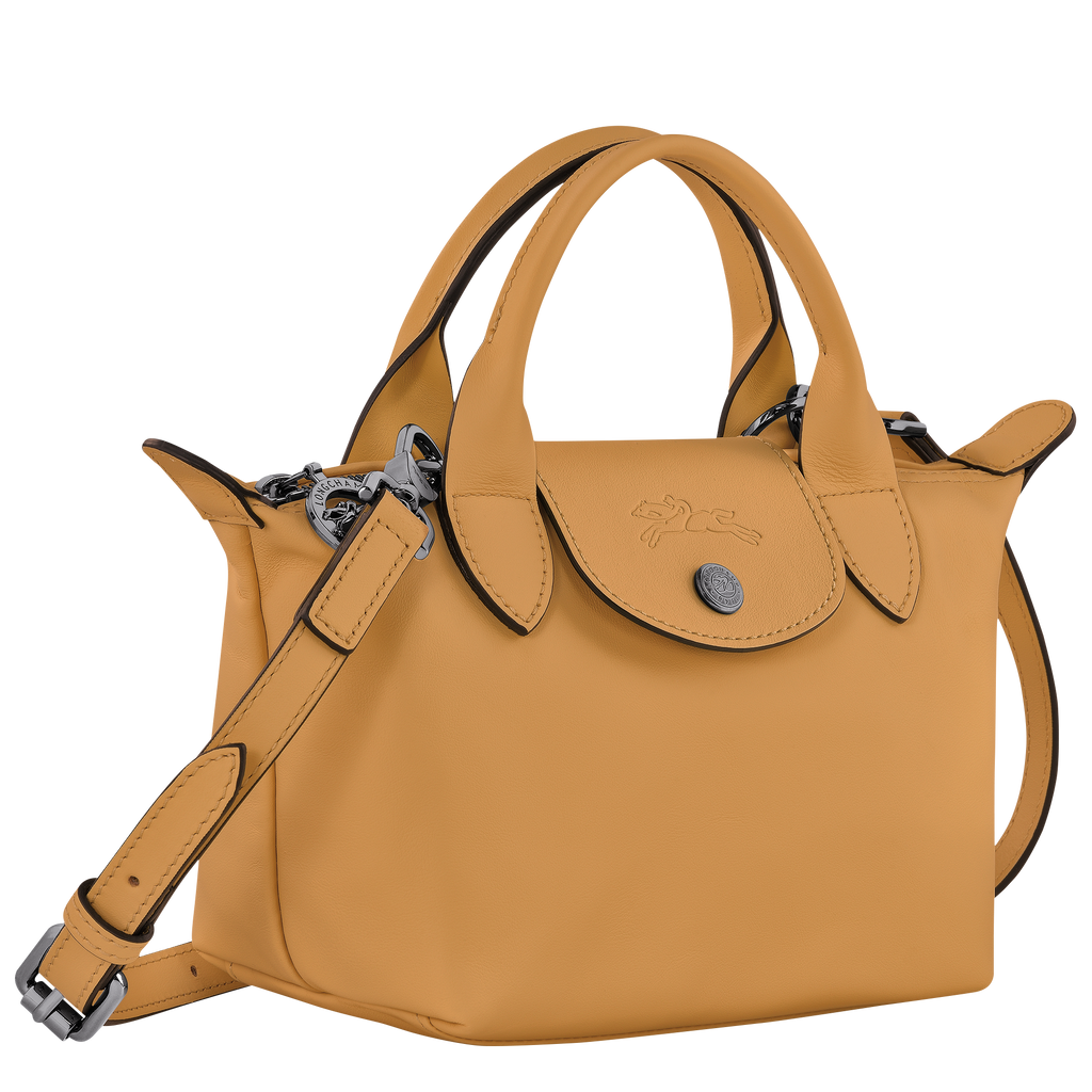 Le Pliage Xtra XS Leather Handbag Honey