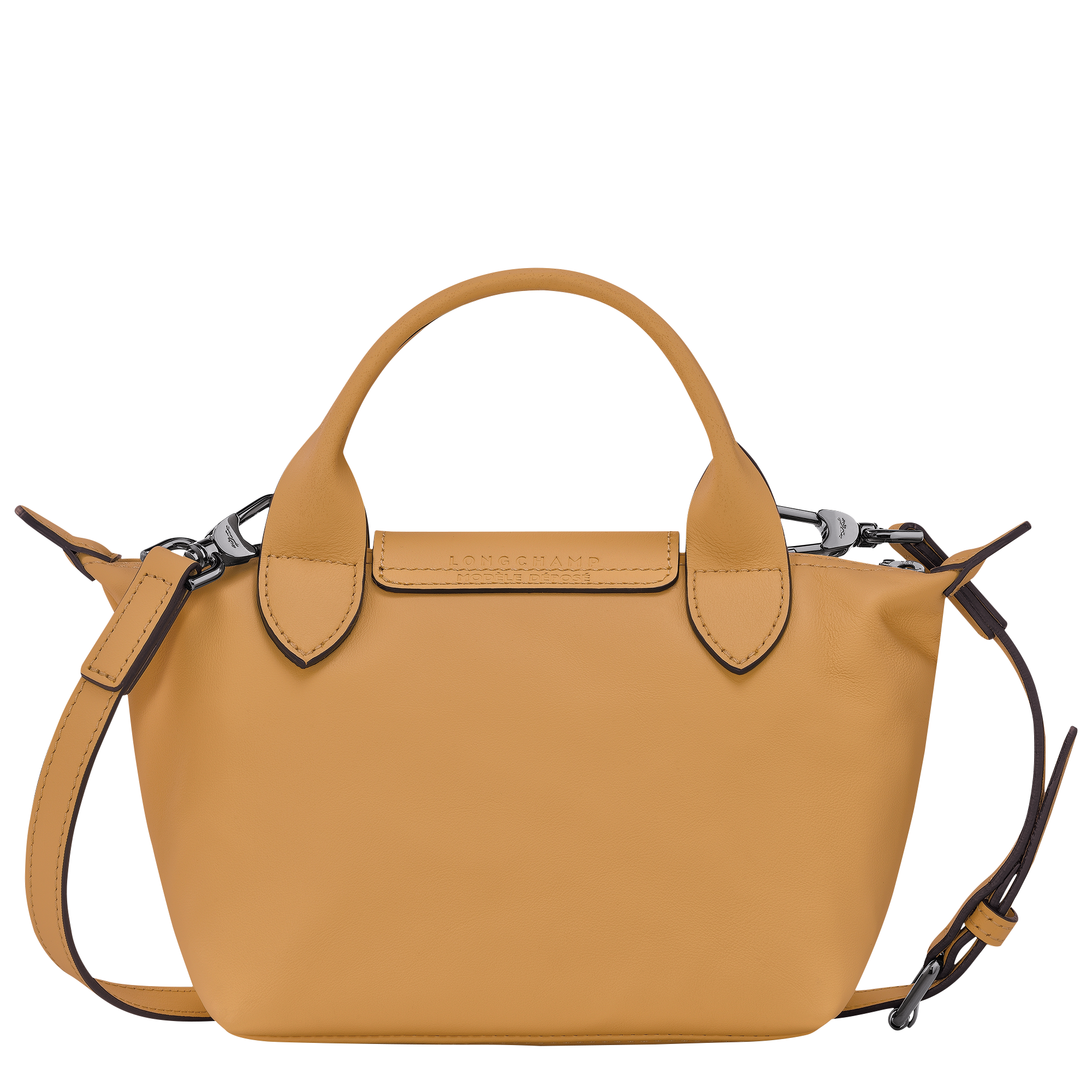 Le Pliage Xtra XS Leather Handbag Honey