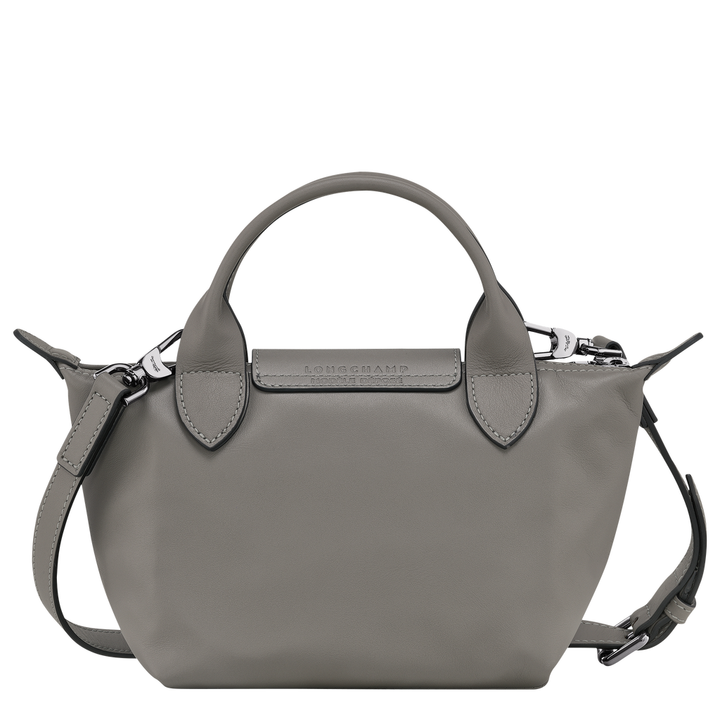 Le Pliage Xtra XS Leather Handbag Sand Beige