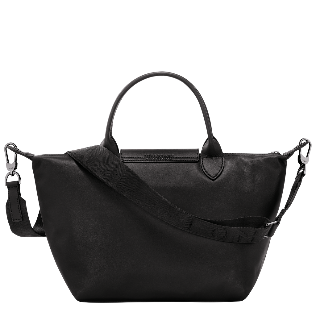 Le Pliage Xtra Small Leather Handbag Black