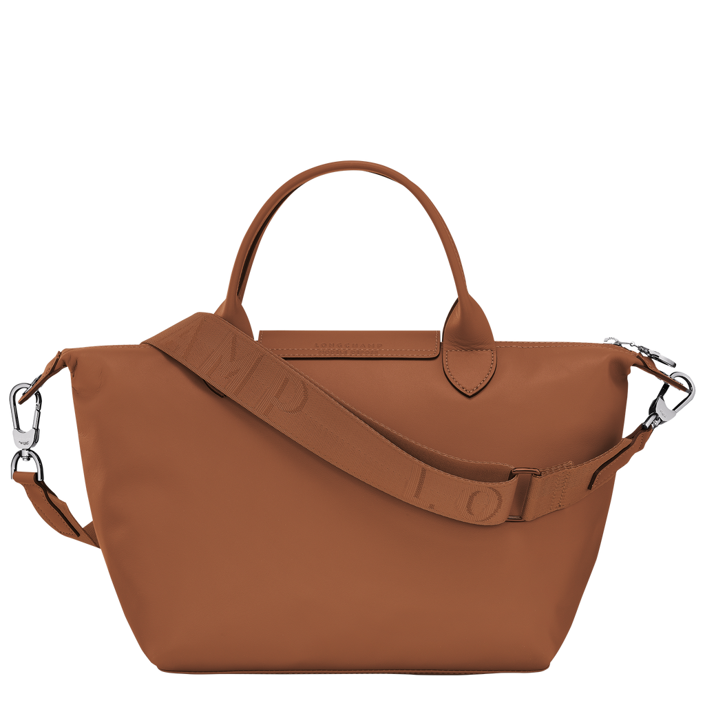 Le Pliage Xtra Small Leather Handbag Cognac