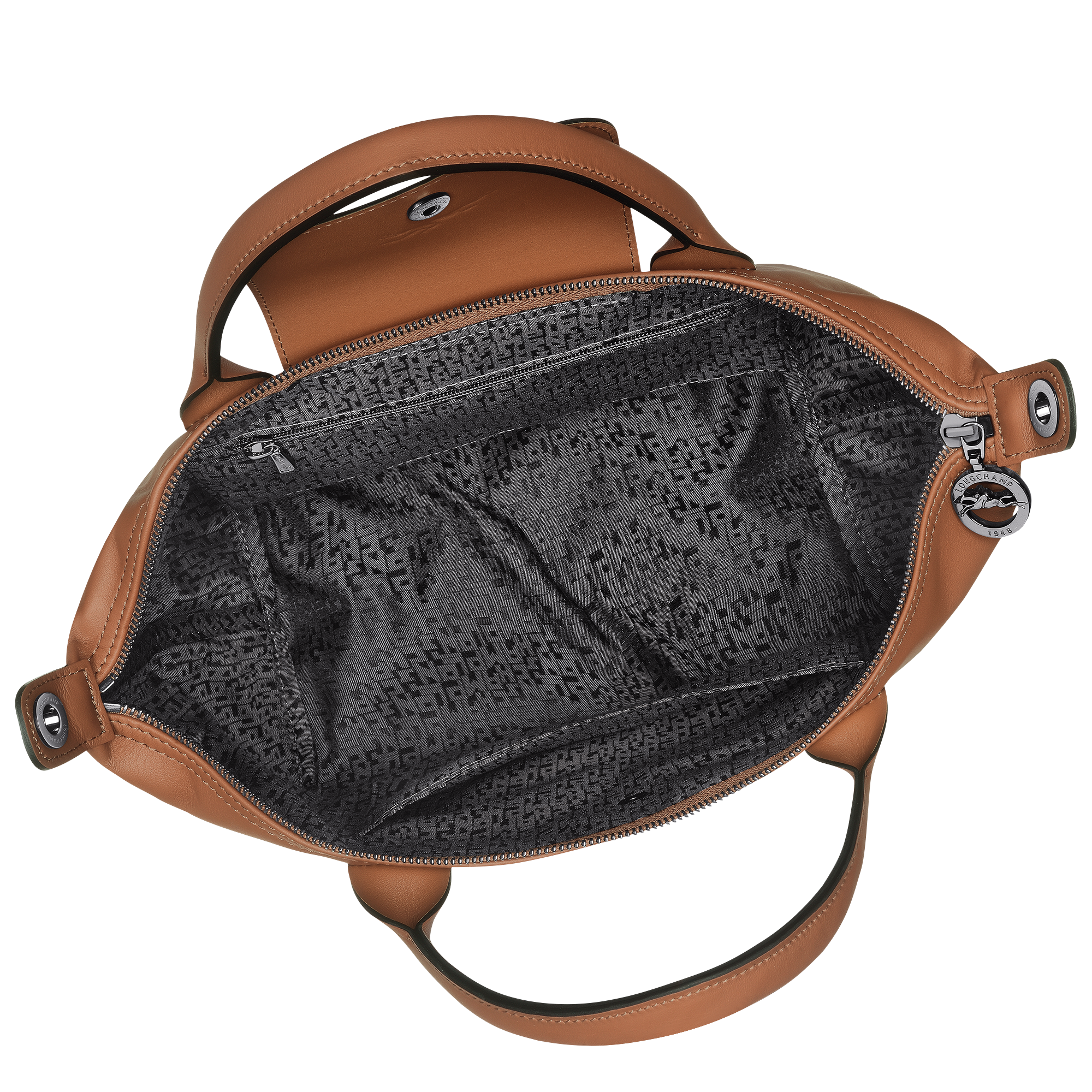 Le Pliage Xtra Small Leather Handbag Cognac