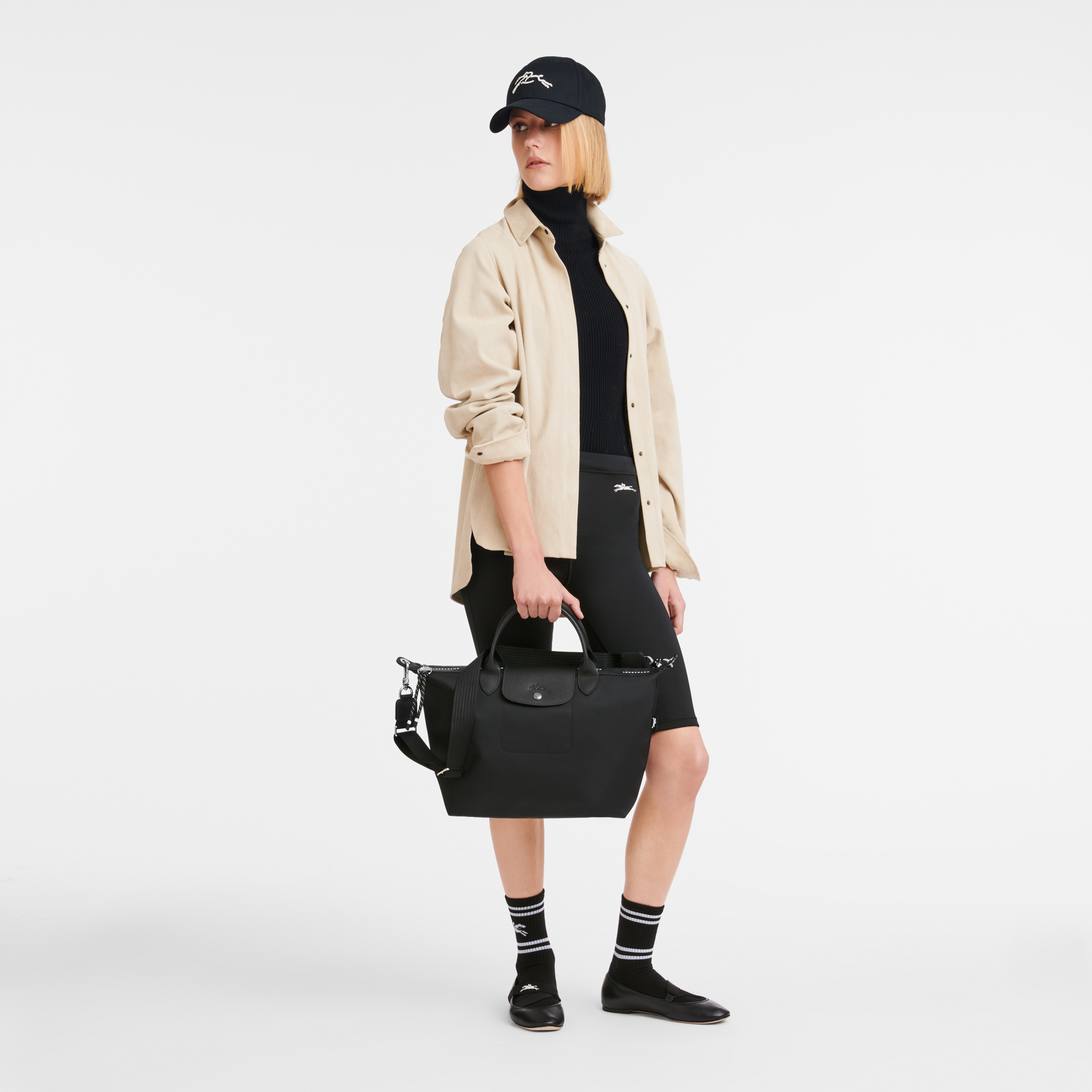 Le Pliage Energy Large Handbag Black