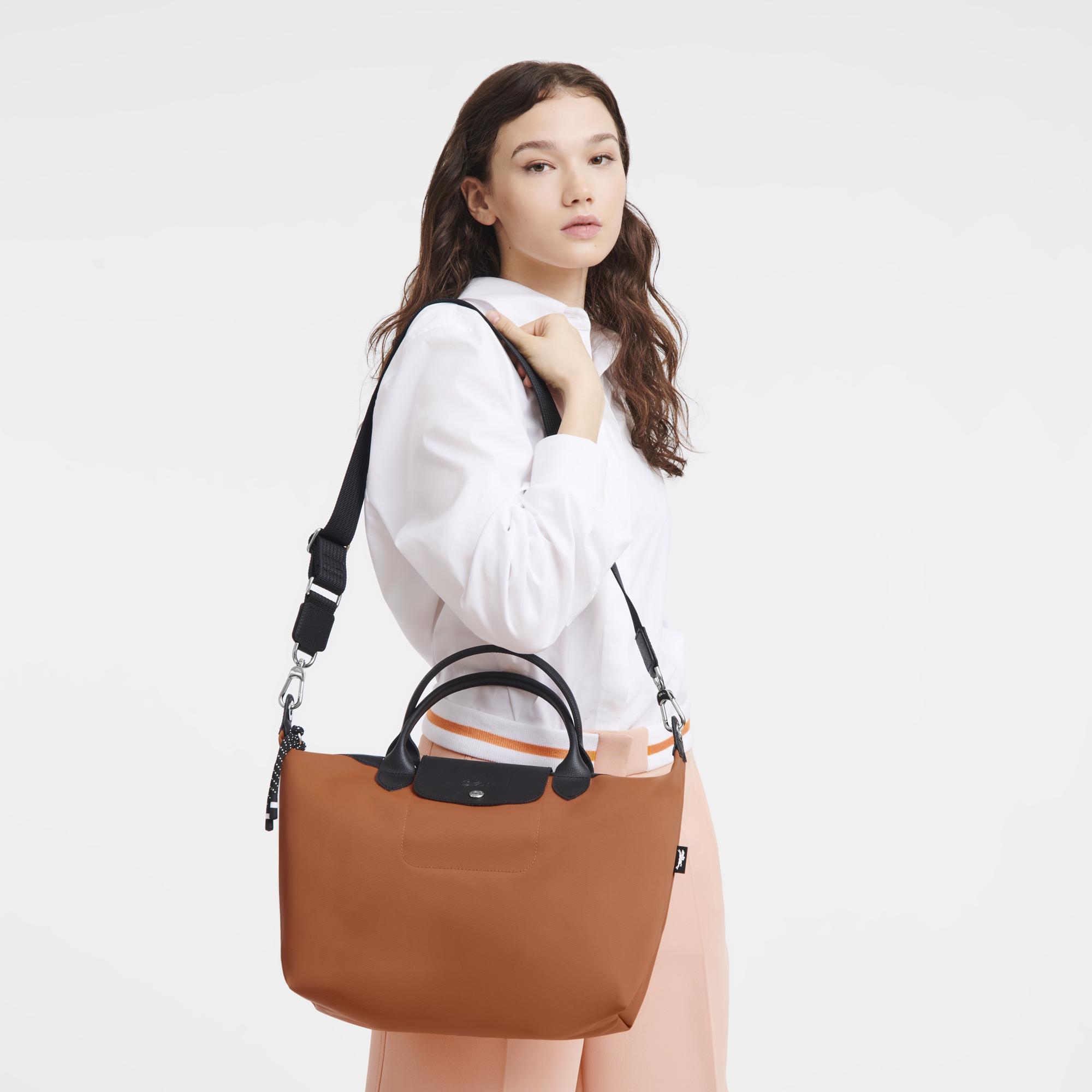 Le Pliage Energy Large Handbag Earth Red