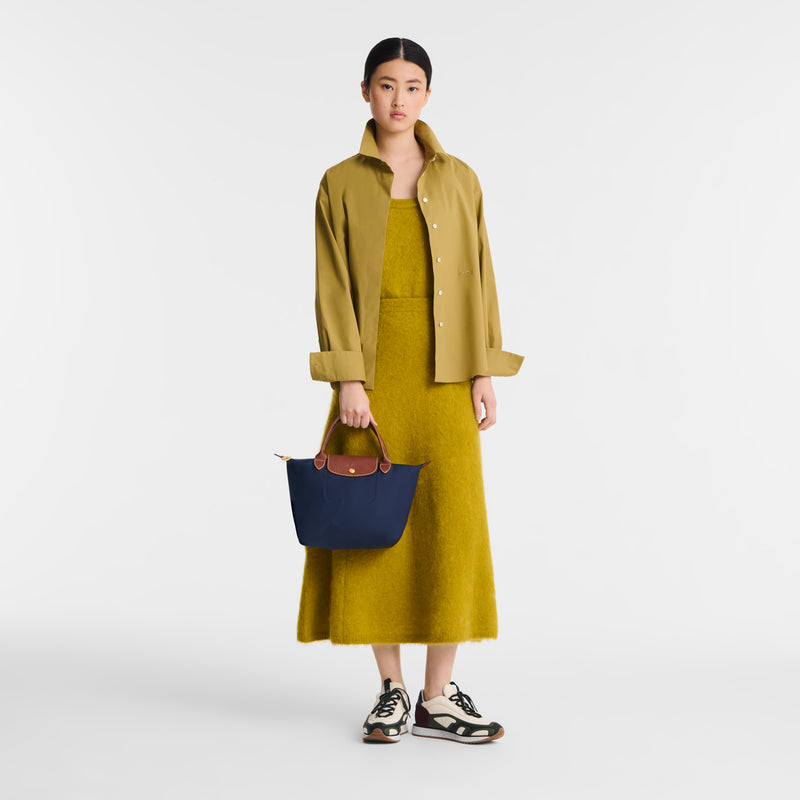 Le Pliage Original Handbag Navy Blue