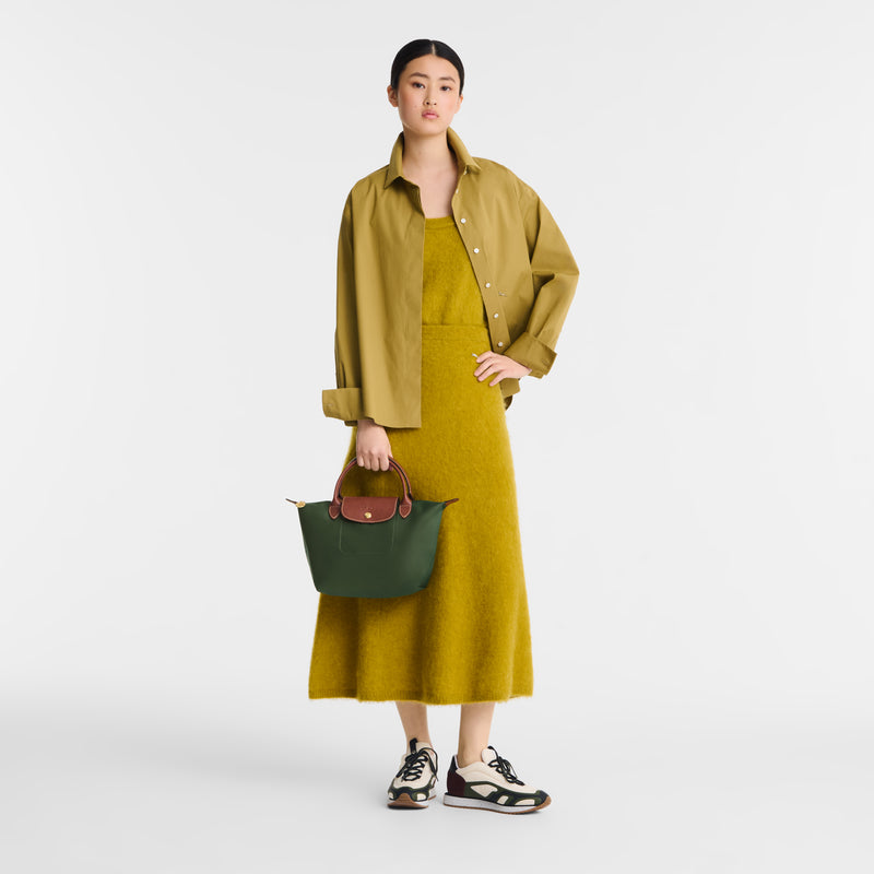 Le Pliage Original Handbag English Green