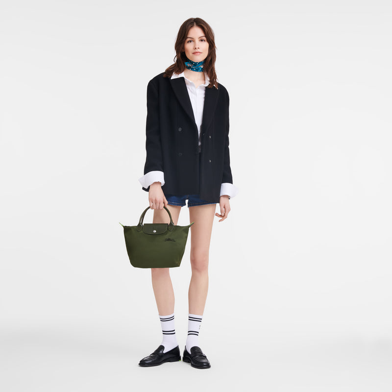 Le Pliage Green Handbag Forest Green