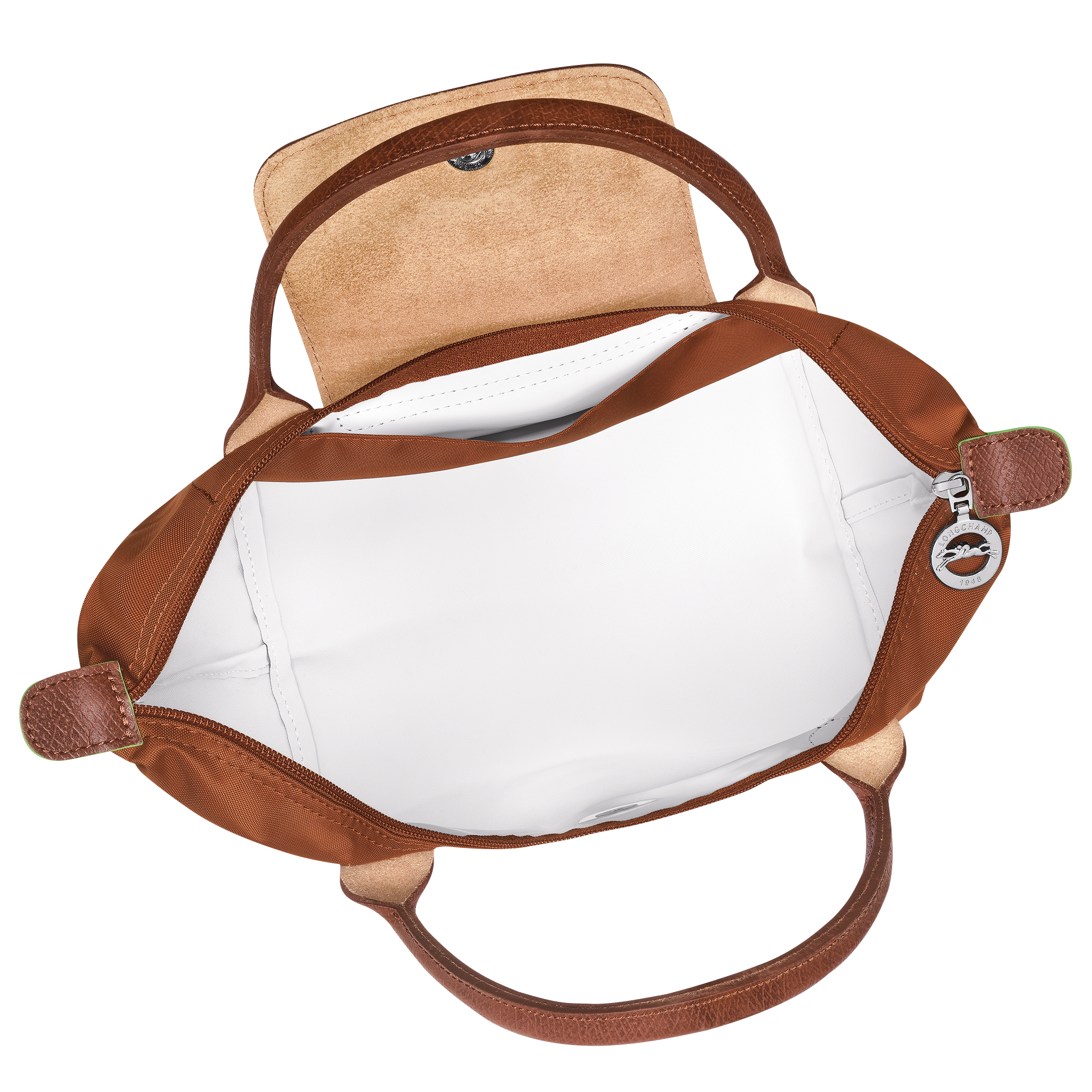 Le Pliage Green Handbag Cognac