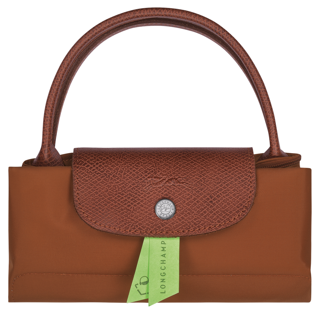Le Pliage Green Handbag Cognac