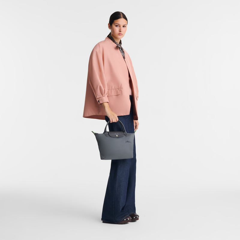 Le Pliage Green Handbag Graphite Gray