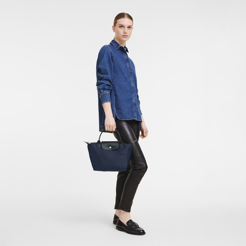 Le Pliage Green Handbag Navy Blue