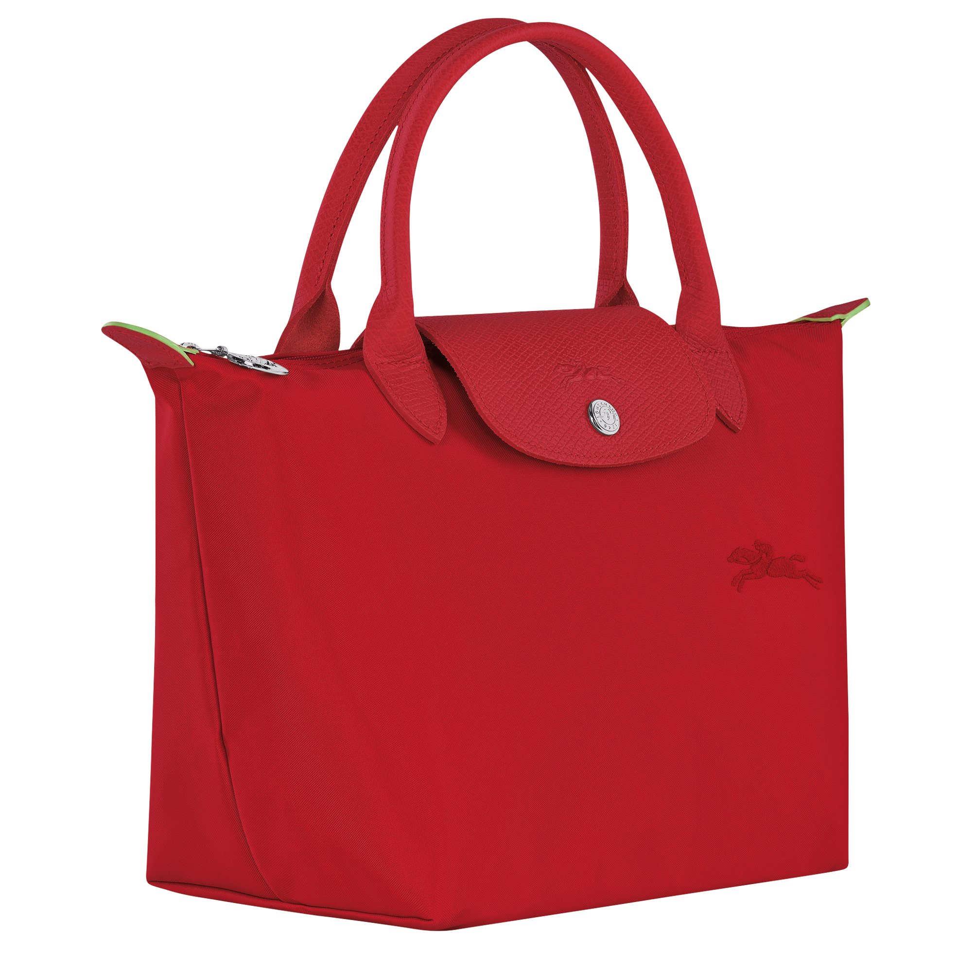 Le Pliage Green Handbag Tomato Red