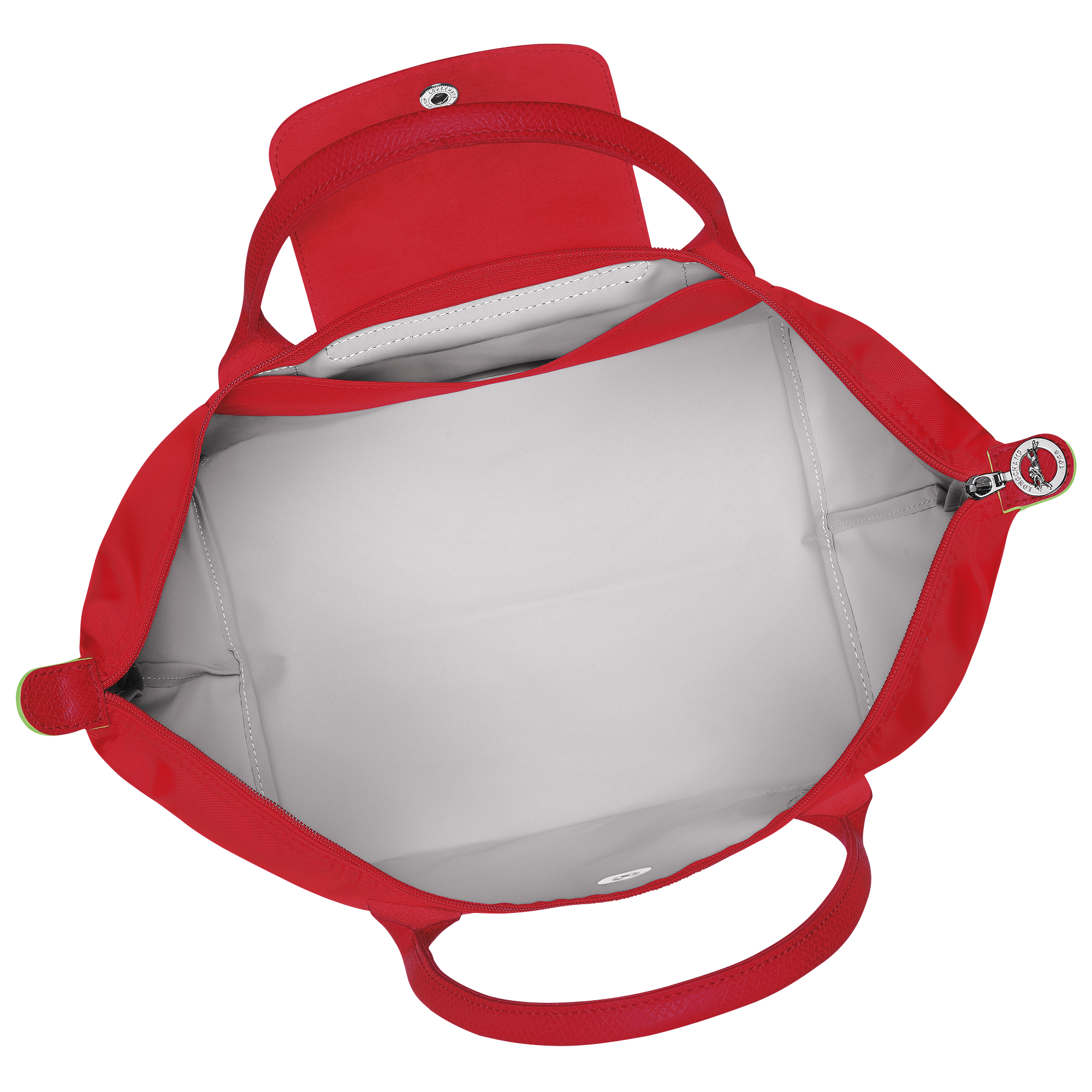 Le Pliage Green Handbag Tomato Red
