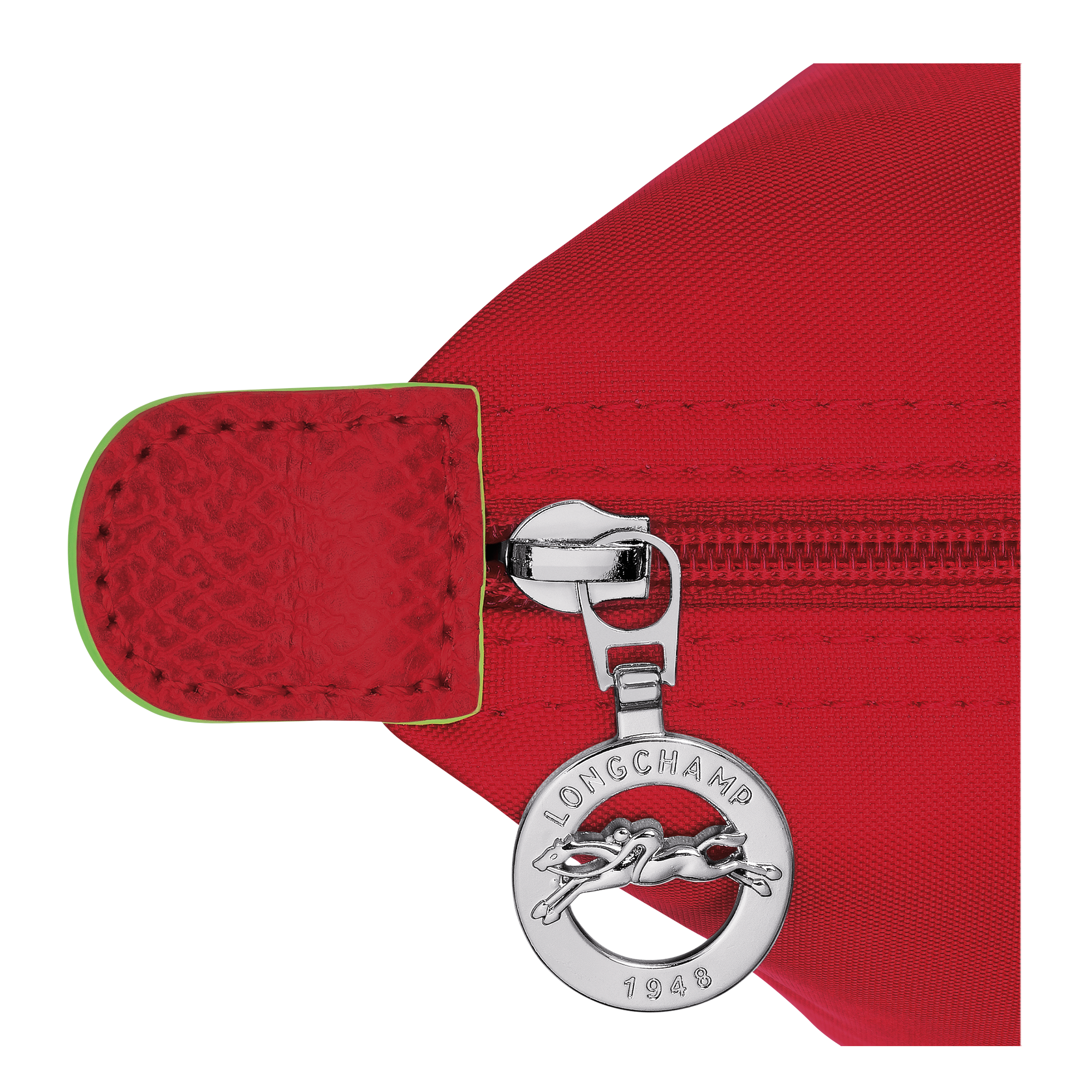 Le Pliage Green Handbag Tomato Red