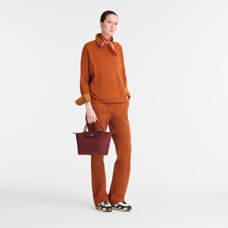 Le Pliage Green Handbag Pomegranate