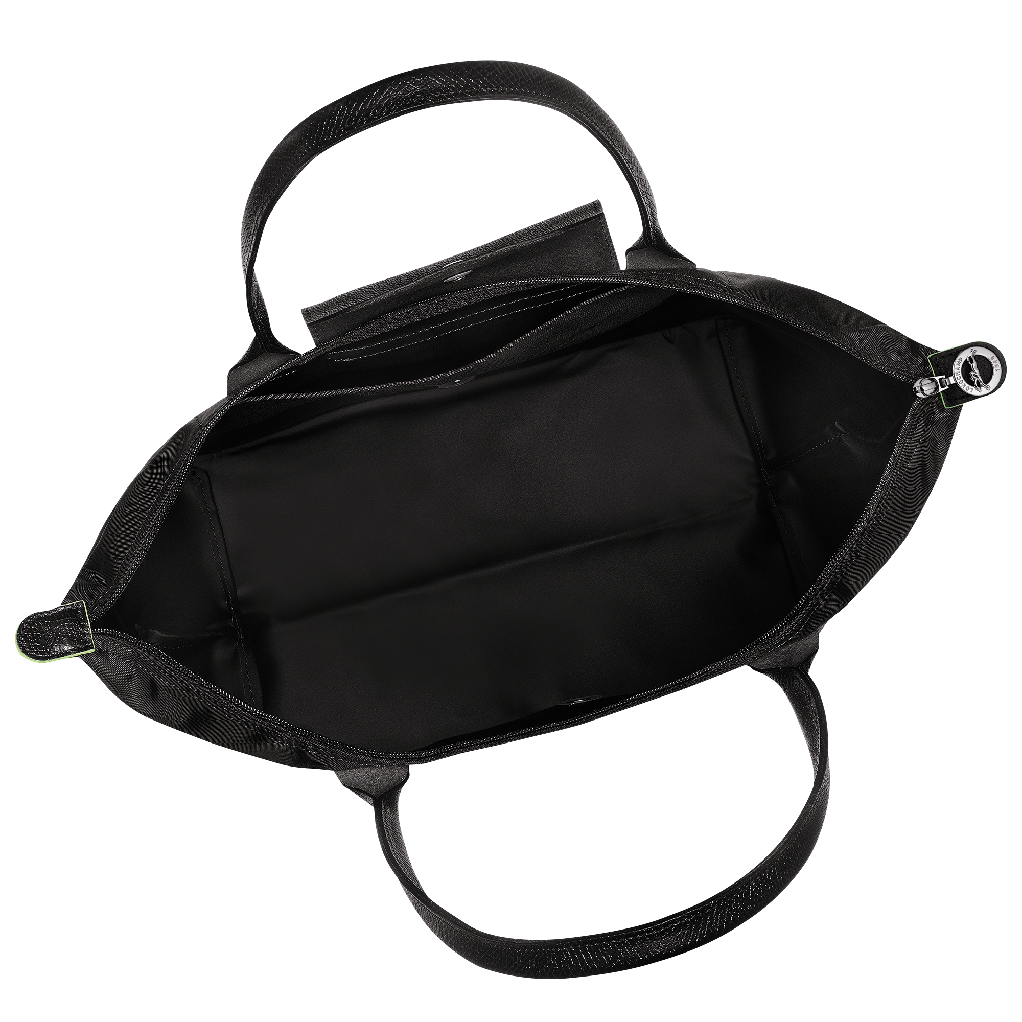 Le Pliage Green Large Tote Bag Black