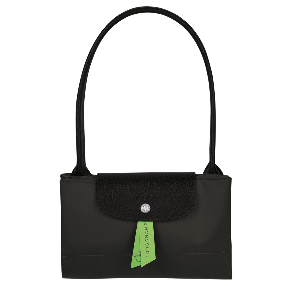 Le Pliage Green Large Tote Bag Black