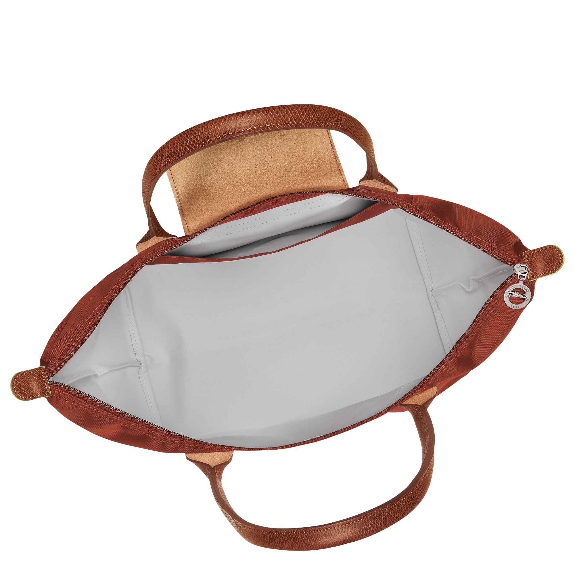 Le Pliage Green Large Tote Bag Chestnut