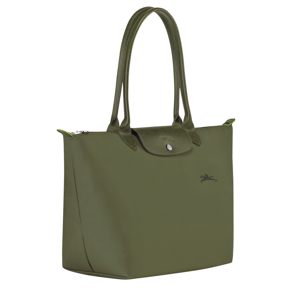 Le Pliage Green Large Tote Bag Forest Green