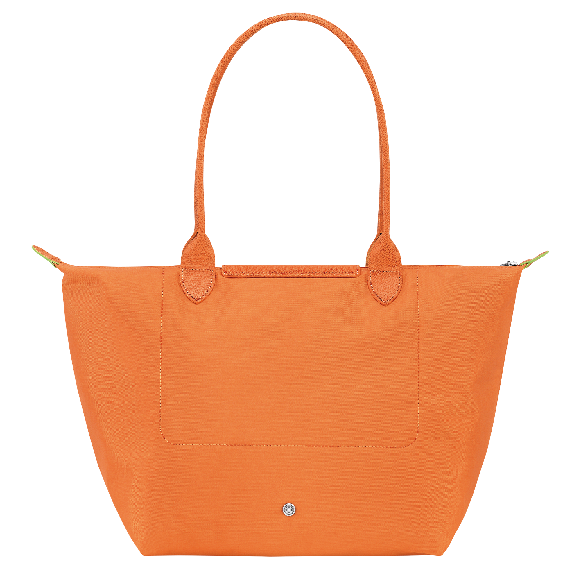Le Pliage Green Large Tote Bag Orange