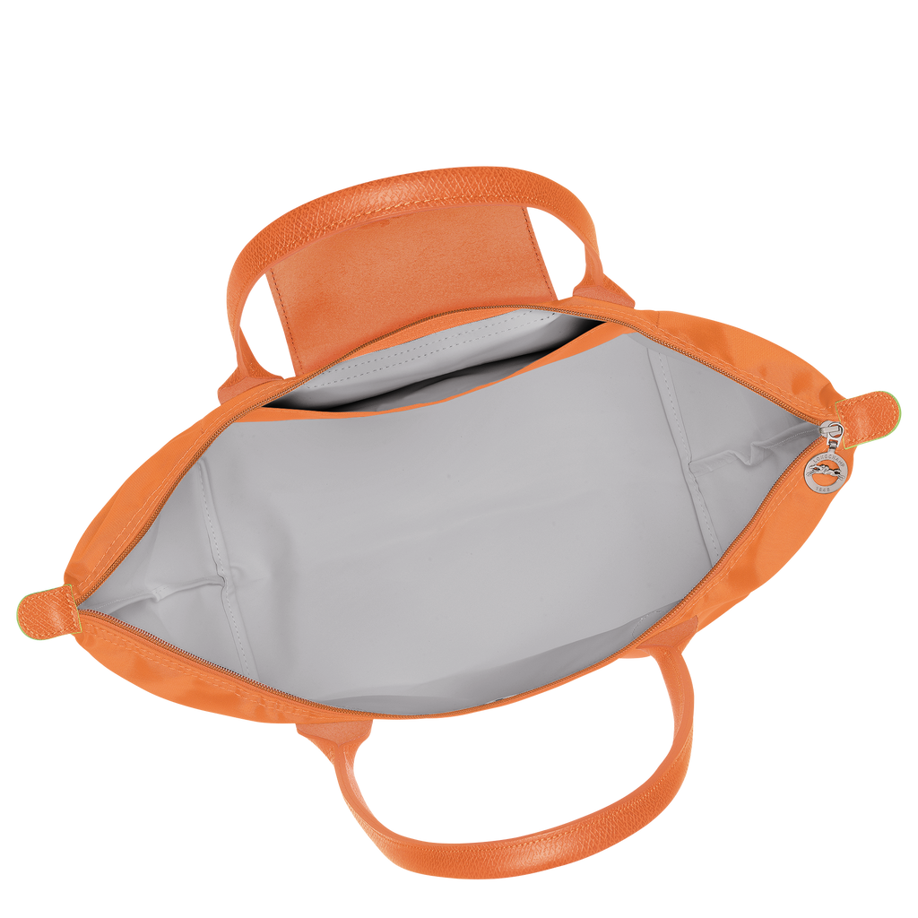 Le Pliage Green Large Tote Bag Orange