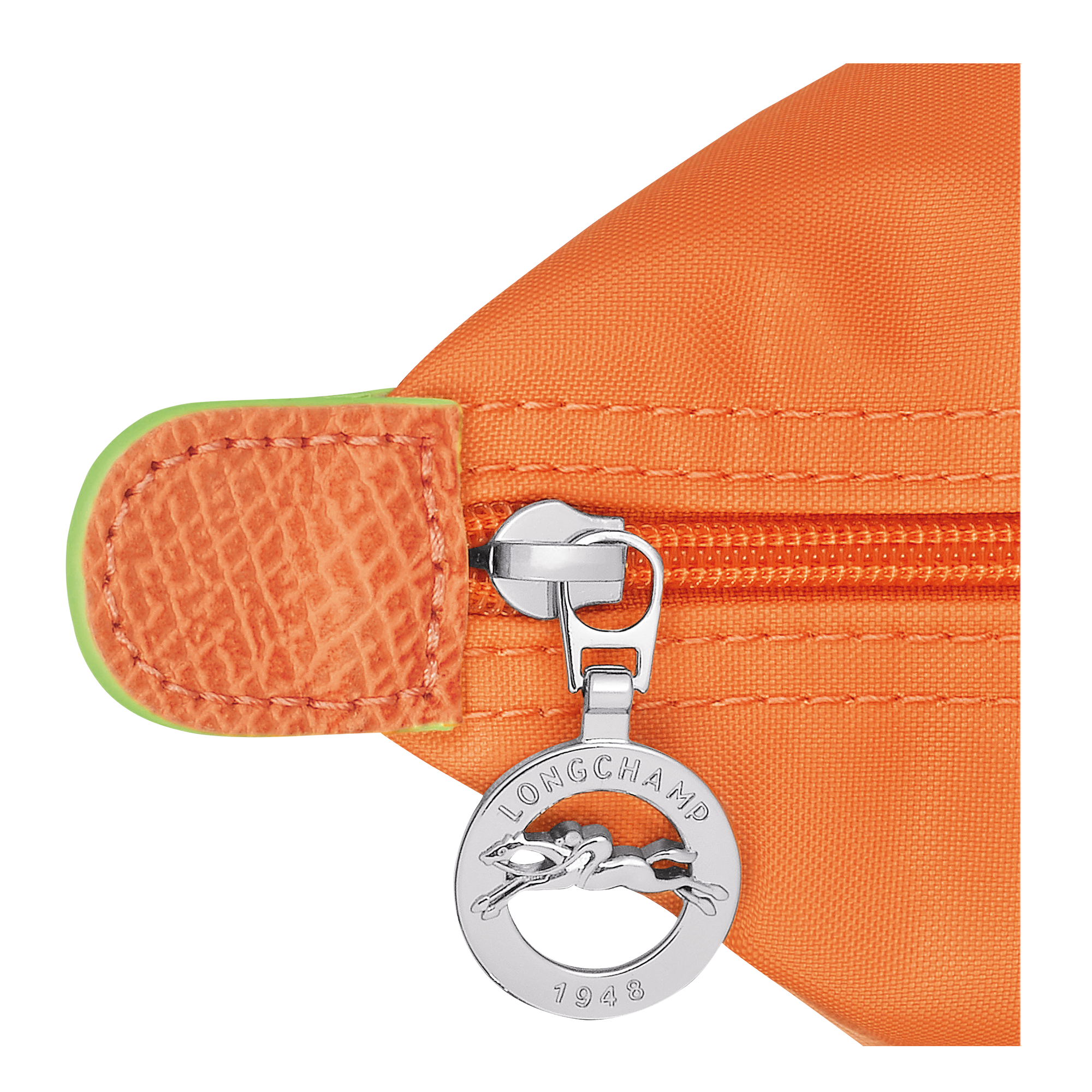 Le Pliage Green Large Tote Bag Orange
