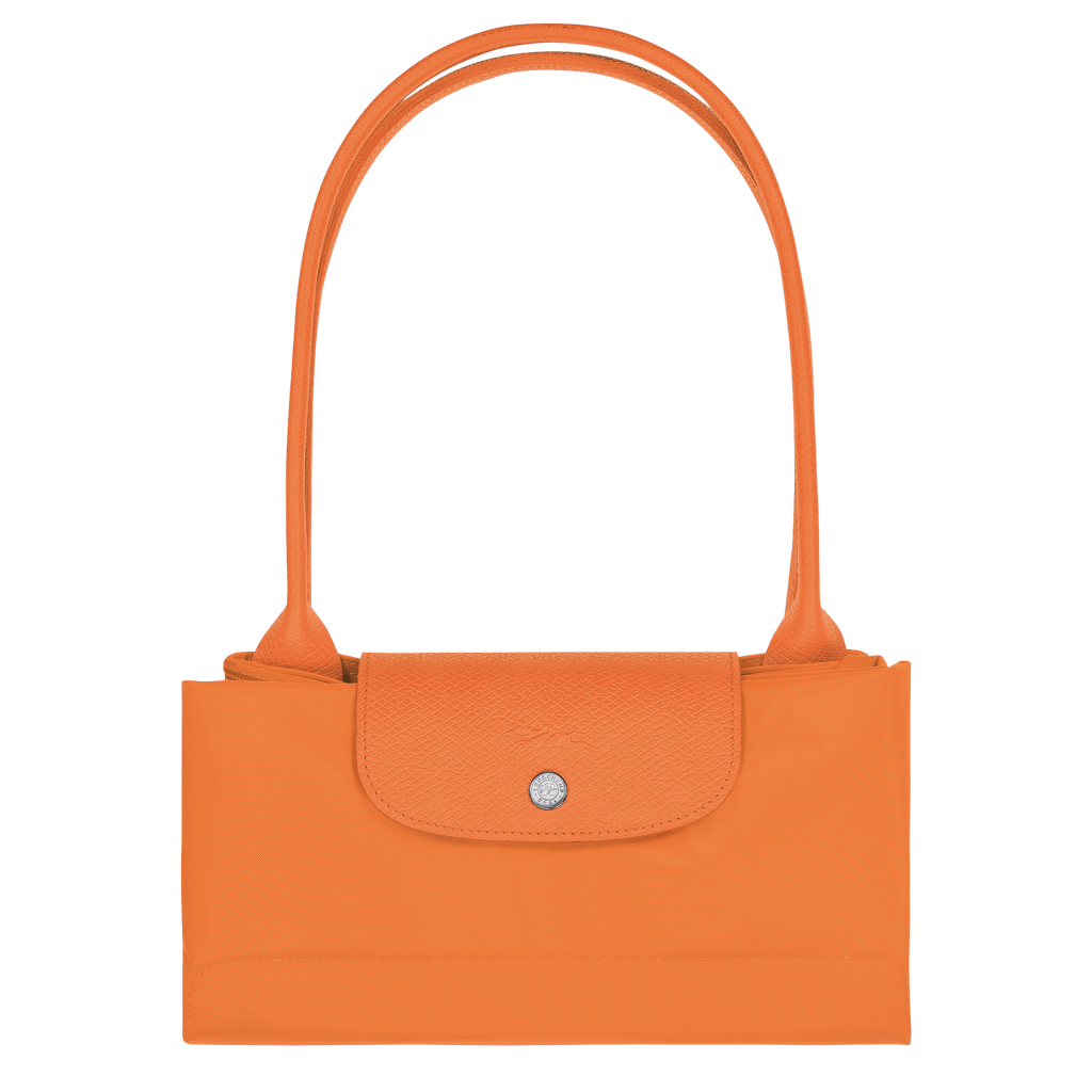 Le Pliage Green Large Tote Bag Orange