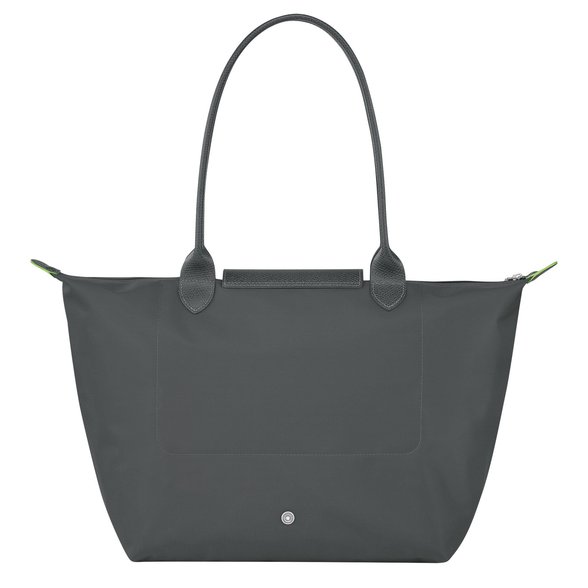 Le Pliage Green Large Tote Bag Graphite Gray