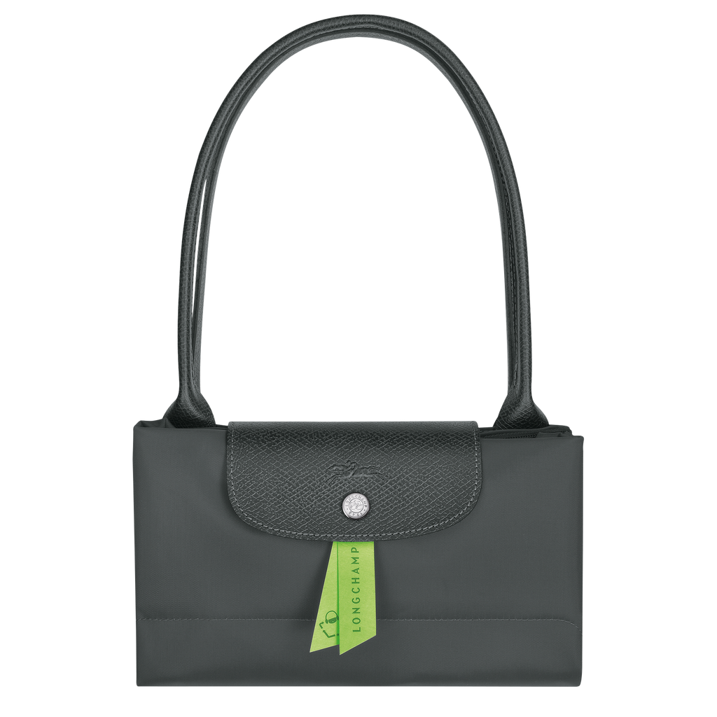 Le Pliage Green Large Tote Bag Graphite Gray