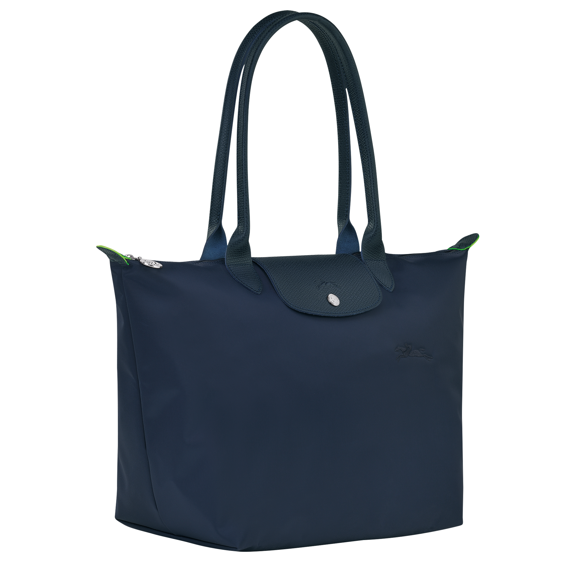 Le Pliage Green Large Tote Bag Navy Blue