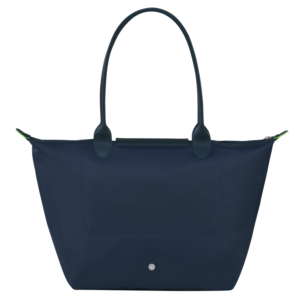 Le Pliage Green Large Tote Bag Navy Blue