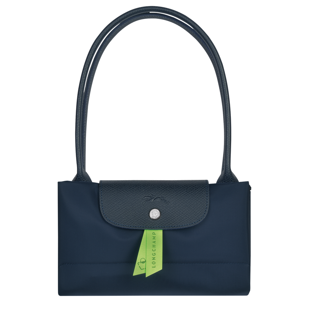 Le Pliage Green Large Tote Bag Navy Blue