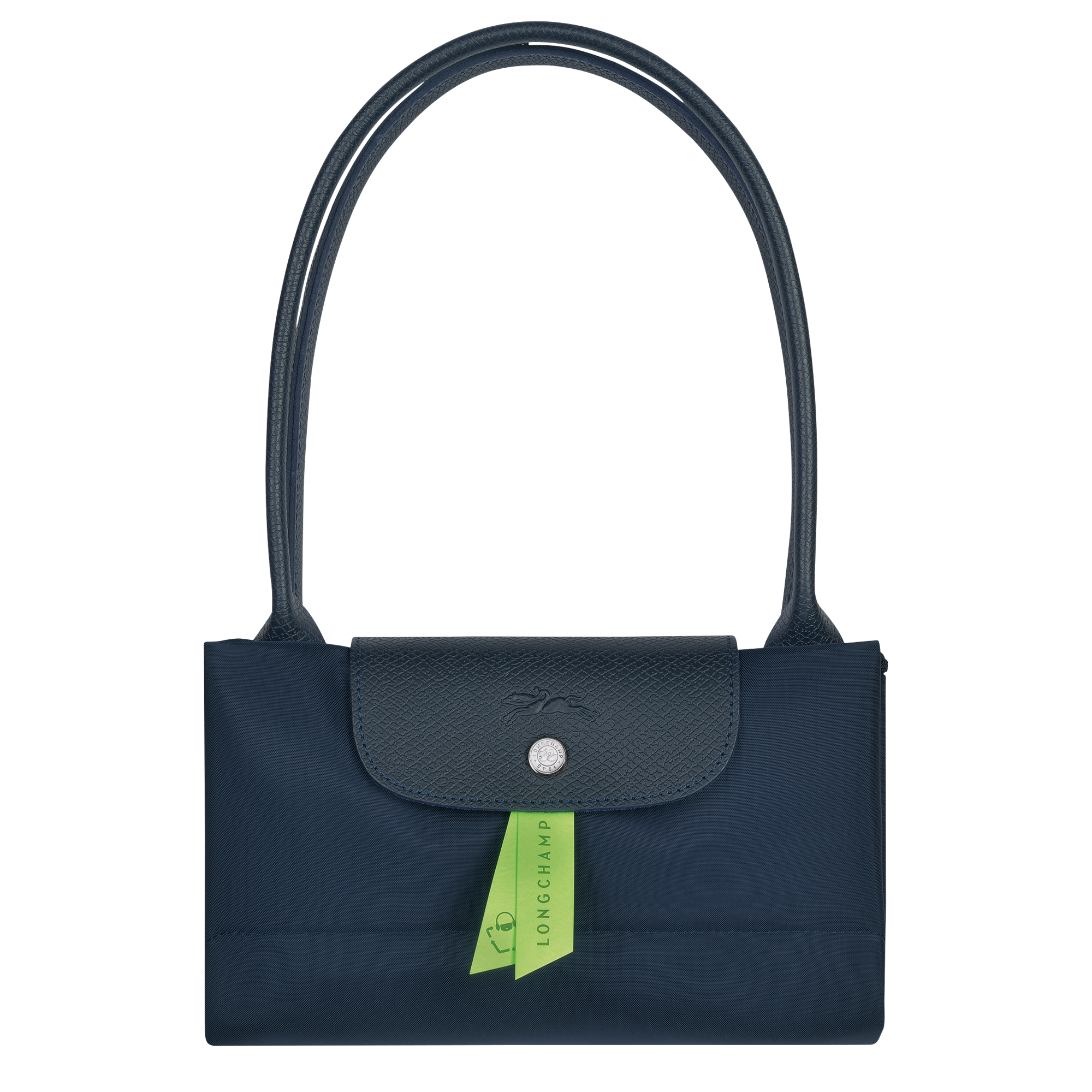 Le Pliage Green Large Tote Bag Navy Blue