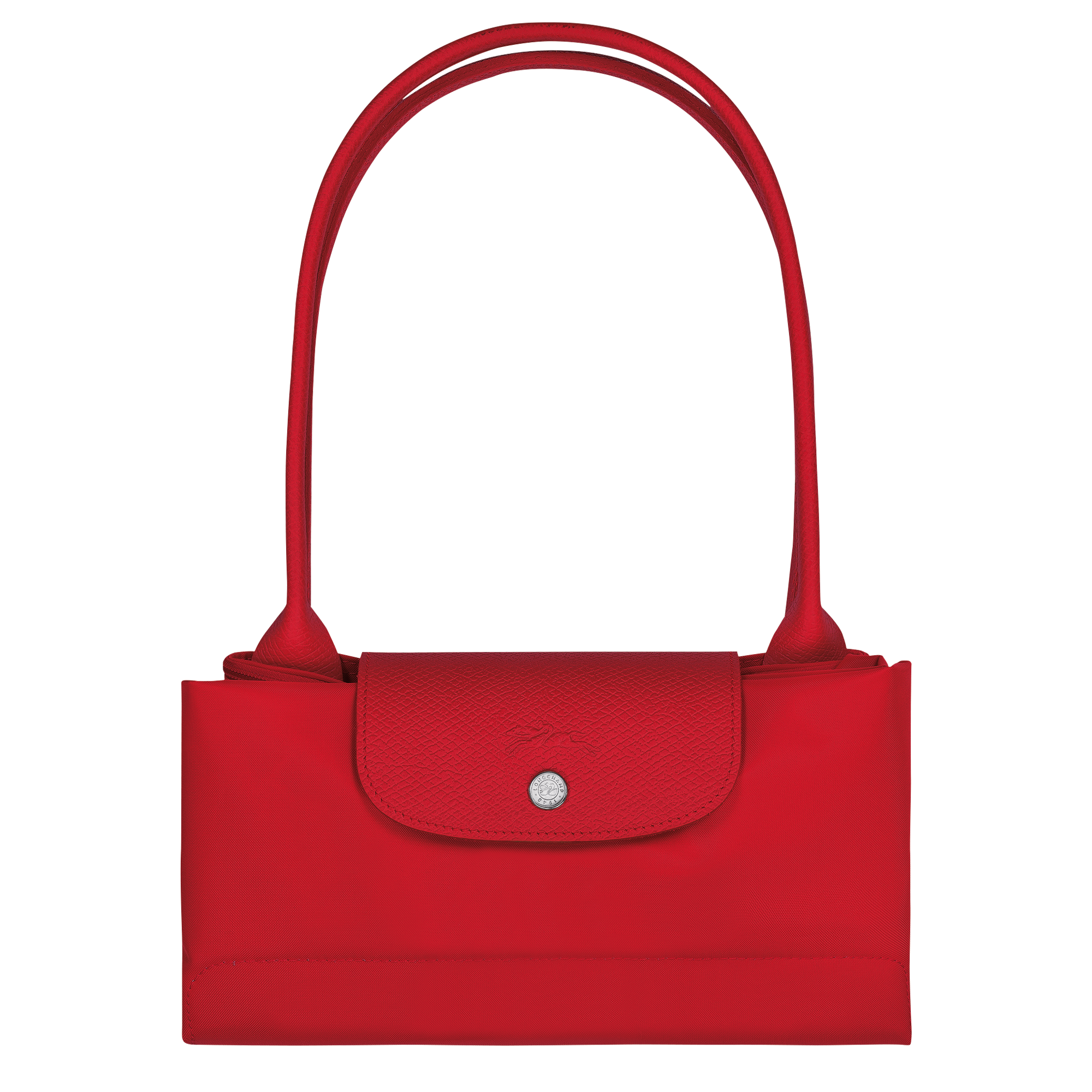 Le Pliage Green Large Tote Çanta Domates Kırmızısı