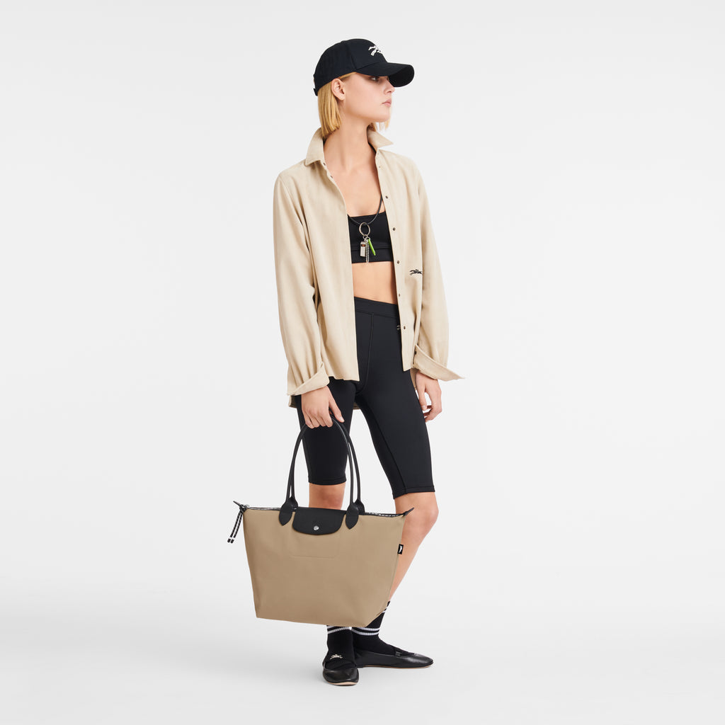 Le Pliage Energy Large Tote Bag Clay Color