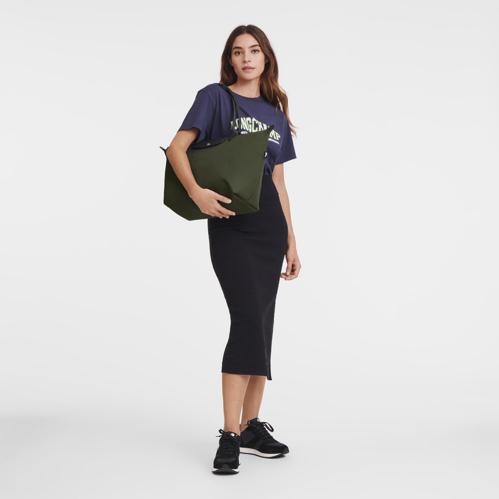 Le Pliage Energy Large Tote Bag Khaki