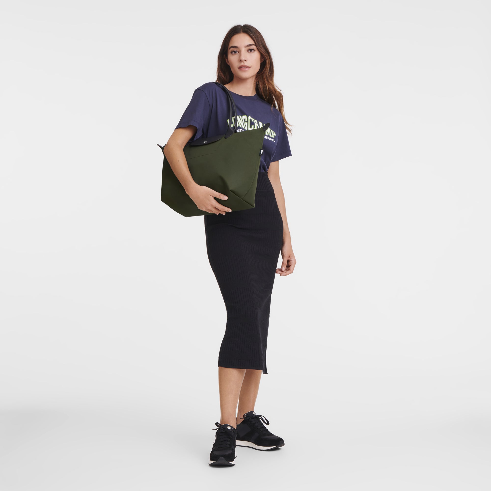 Le Pliage Energy Large Tote Çanta Haki