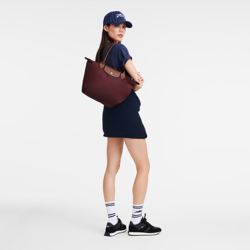 Le Pliage Original Medium Tote Çanta Bordo