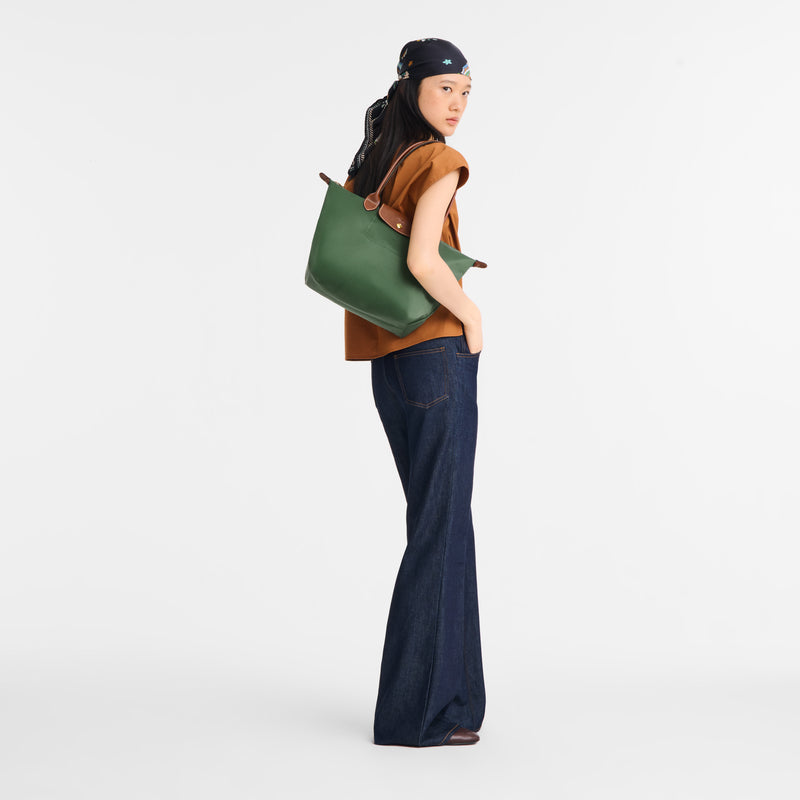 Le Pliage Original Medium Tote Bag British Green