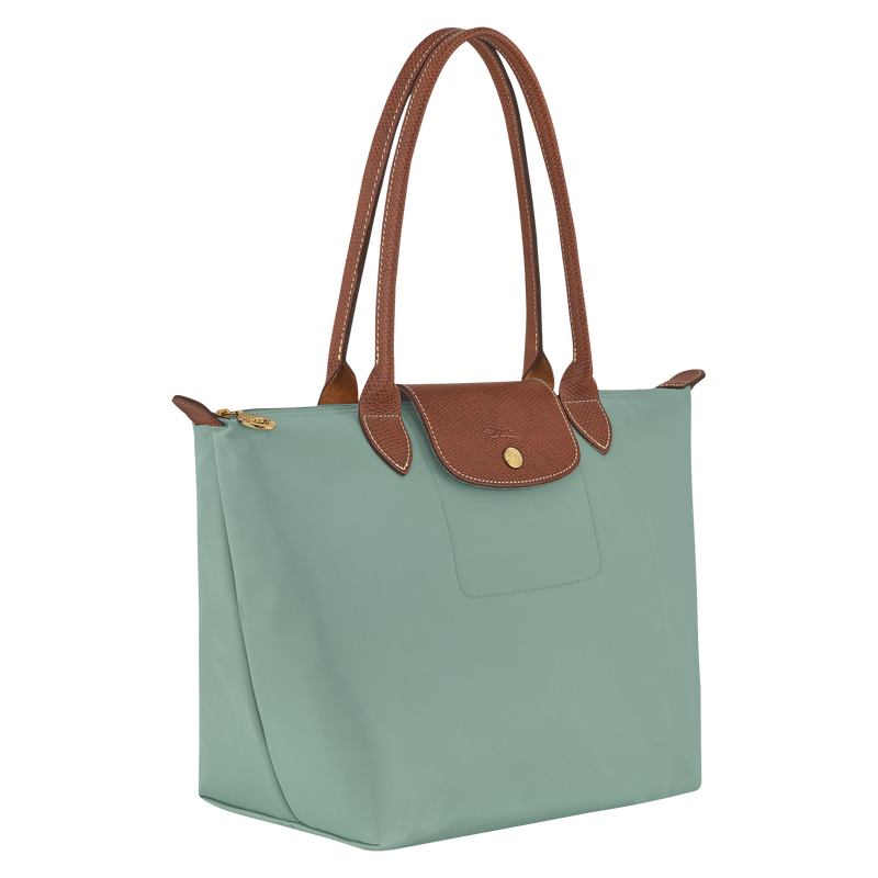 Le Pliage Original Medium Tote Bag Tile Green