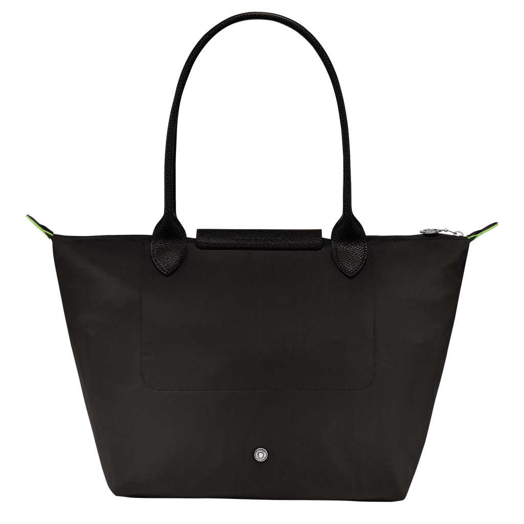 Le Pliage Green Medium Tote Bag Black