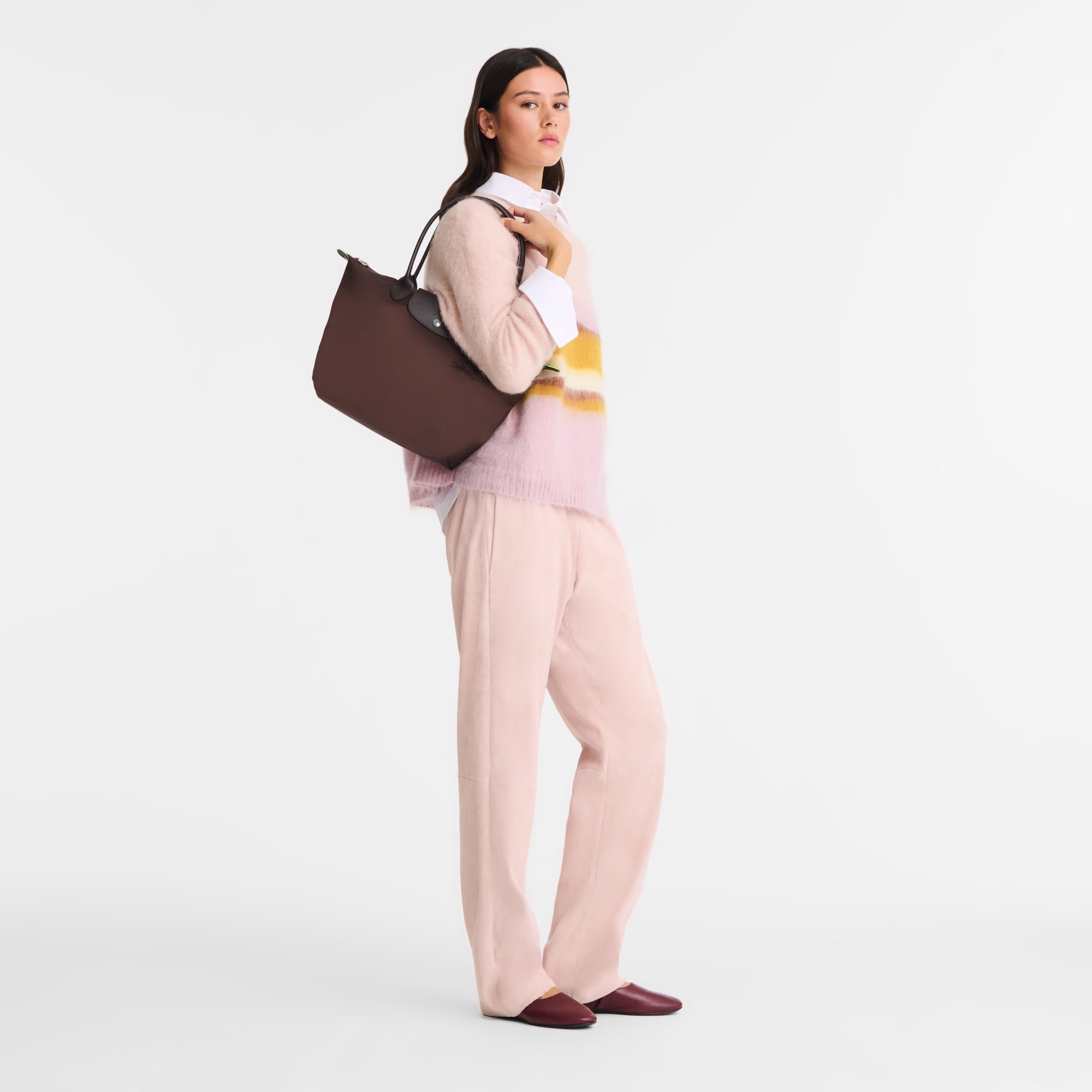 Le Pliage Green Medium Tote Çanta Moka