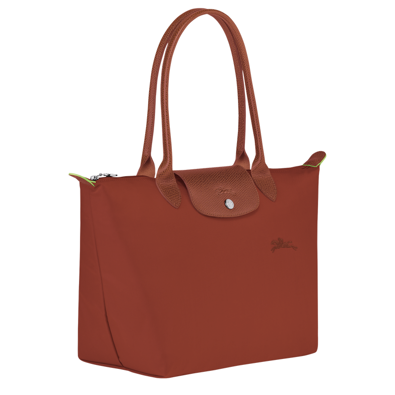 Le Pliage Green Medium Tote Bag Chestnut