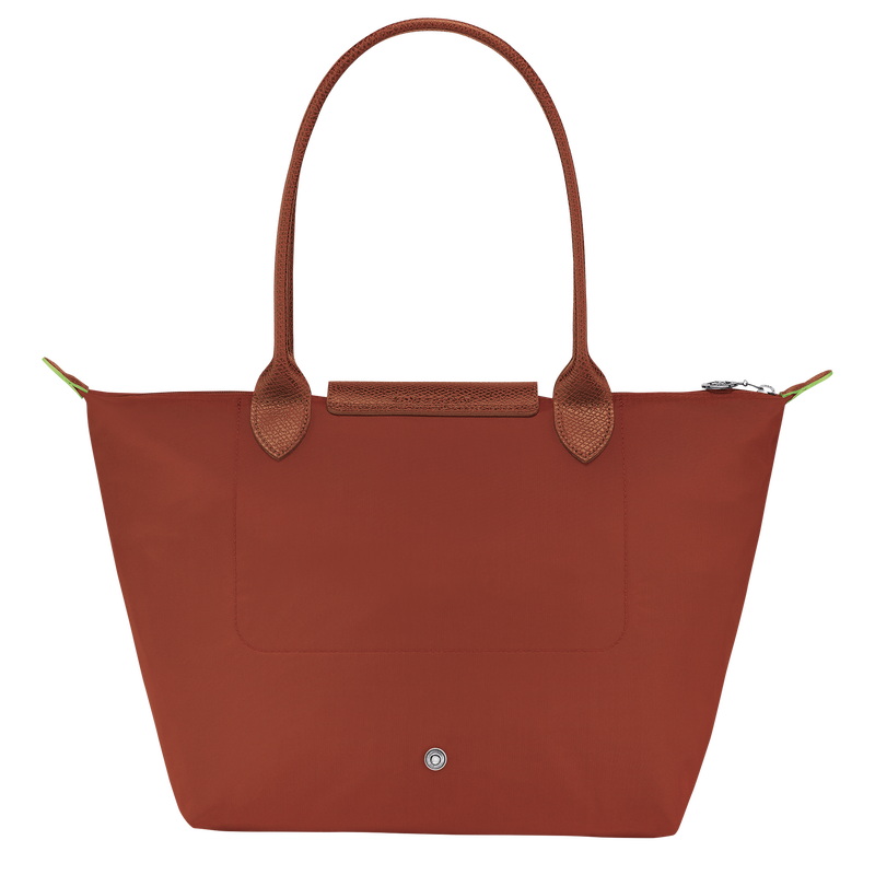 Le Pliage Green Medium Tote Bag Chestnut