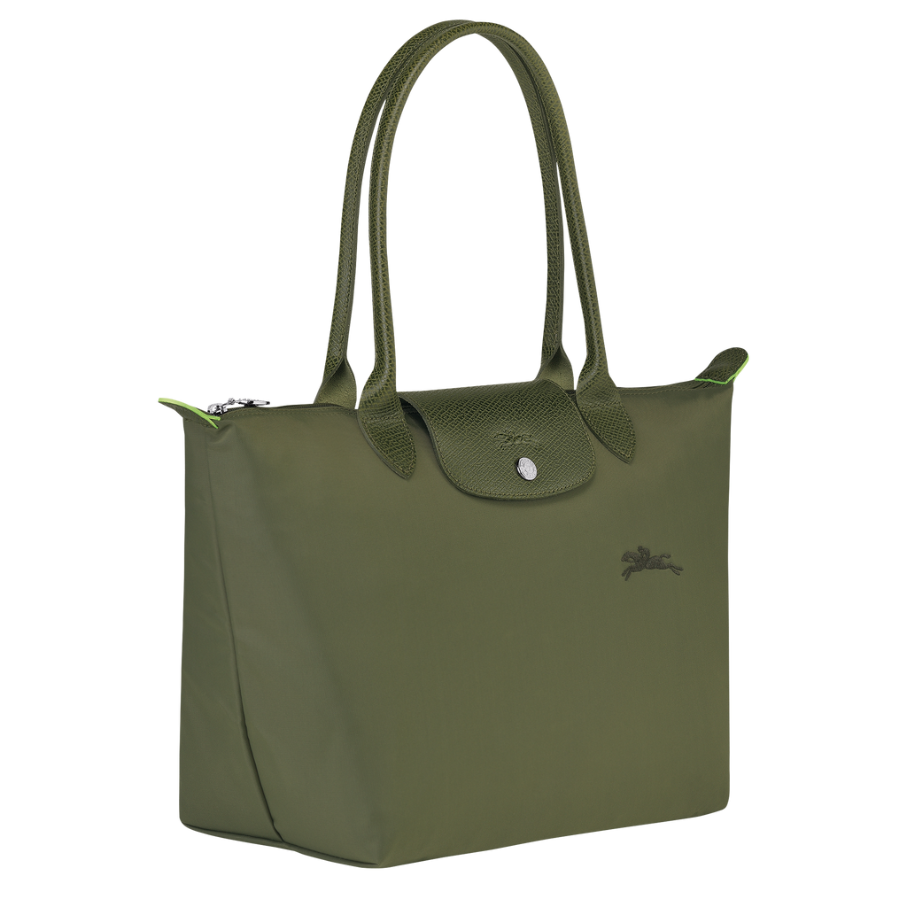 Le Pliage Green Medium Tote Bag Forest Green